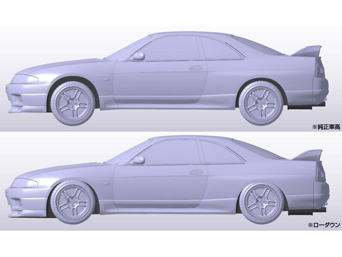 Aoshima 1/32 SNAP KIT #15-D Nissan R33 Skyline GT－R（Sonic Silver） | 4905083064573