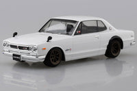 Aoshima 1/32 SNAP KIT #09-SP2 Nissan Skyline 2000 GT-R Custom Wheel (White) | 4905083064719