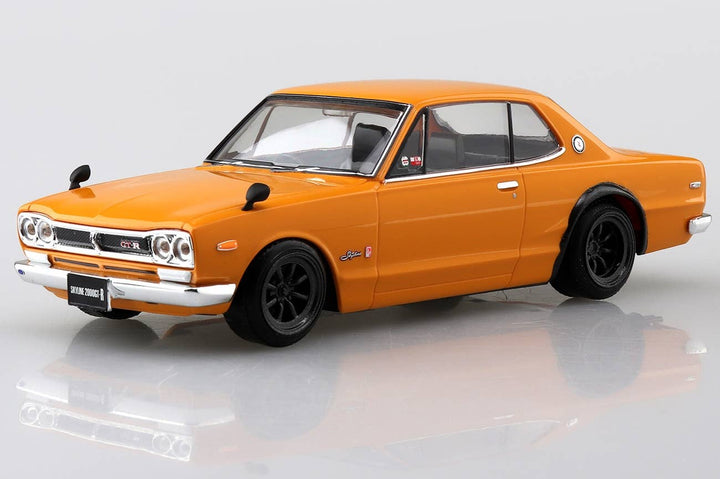 Aoshima 1/32 SNAP KIT #09-SP4 Nissan Skyline 2000 GT-R Custom Wheel (Safari Brown) | 4905083064733
