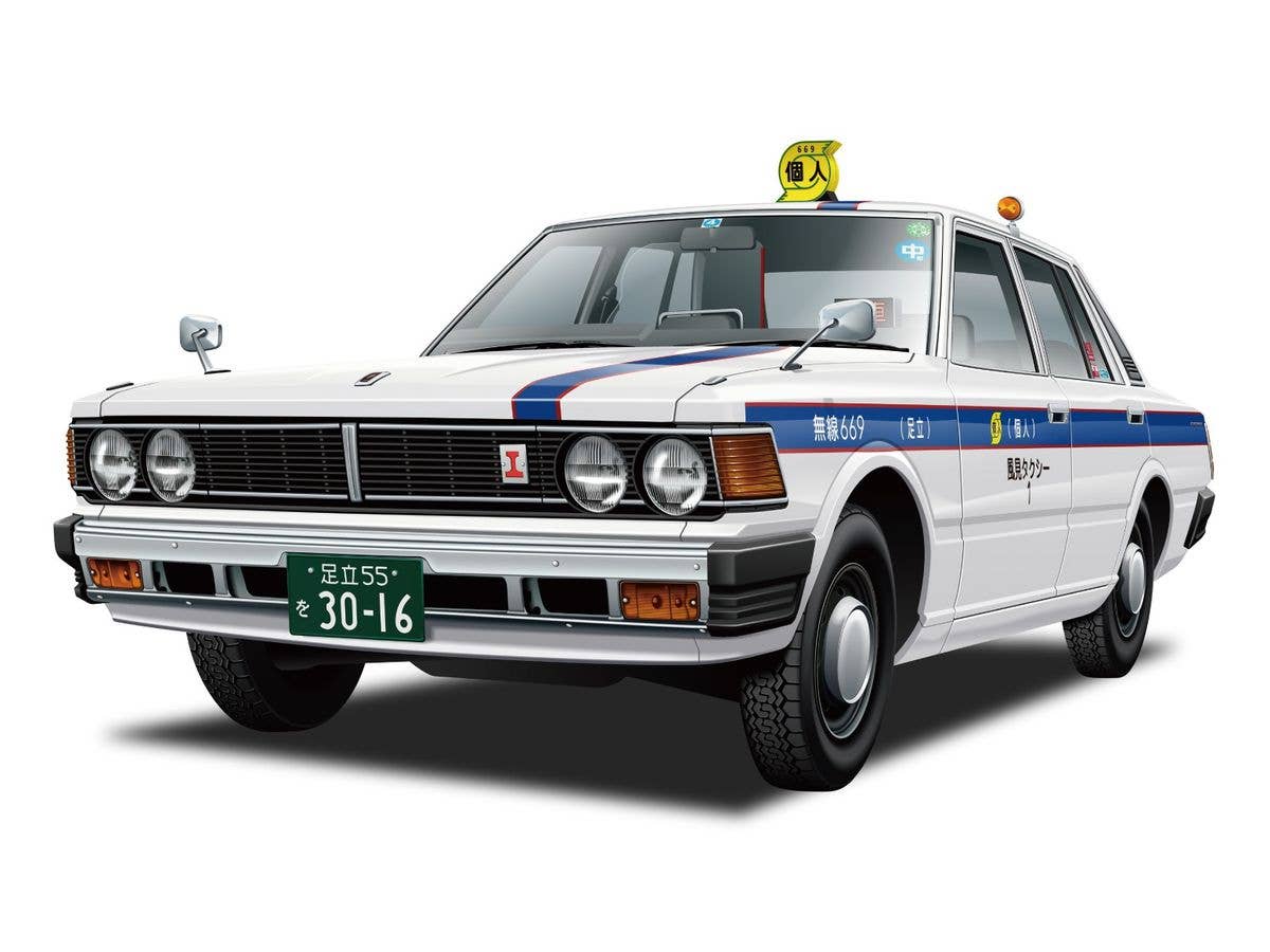 Aoshima 1/24 430 Cedric Sedan 200 Standard Privately Owned Taxi | 4905083064856