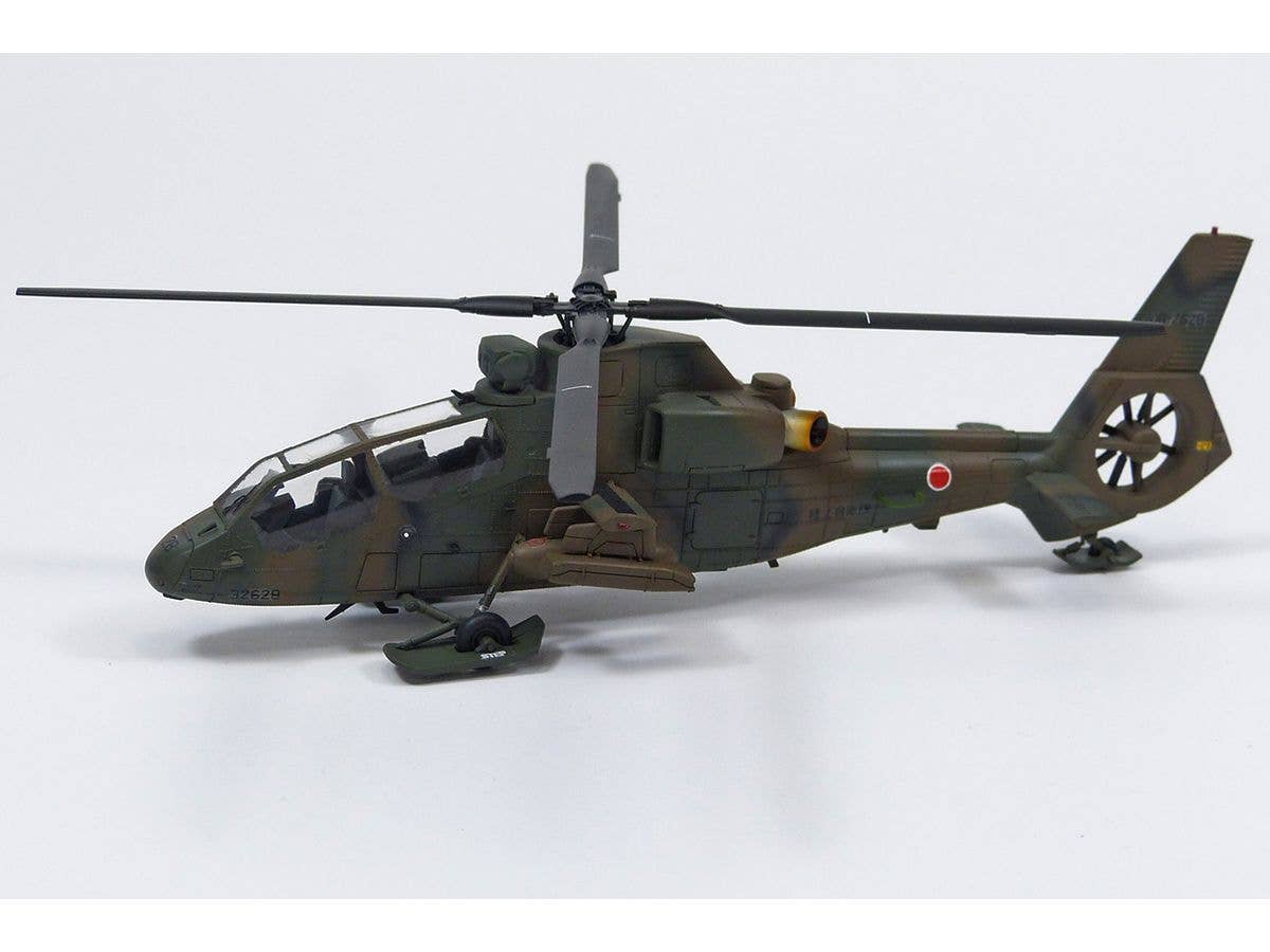 Aoshima 1/72 JGSDF Observation Helicopter OH-1 (W/Utility Vehicle Set) | 4905083066041