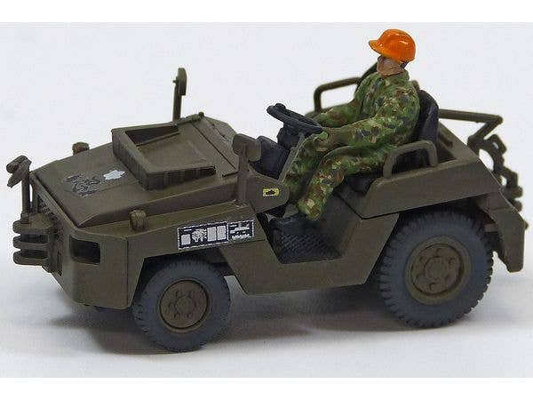 Aoshima 1/72 JGSDF Observation Helicopter OH-1 (W/Utility Vehicle Set) | 4905083066041
