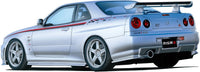 Aoshima 1/24 Nissan BNR34 Skyline GT-R Nismo S-TUNE '04 | 4905083066072