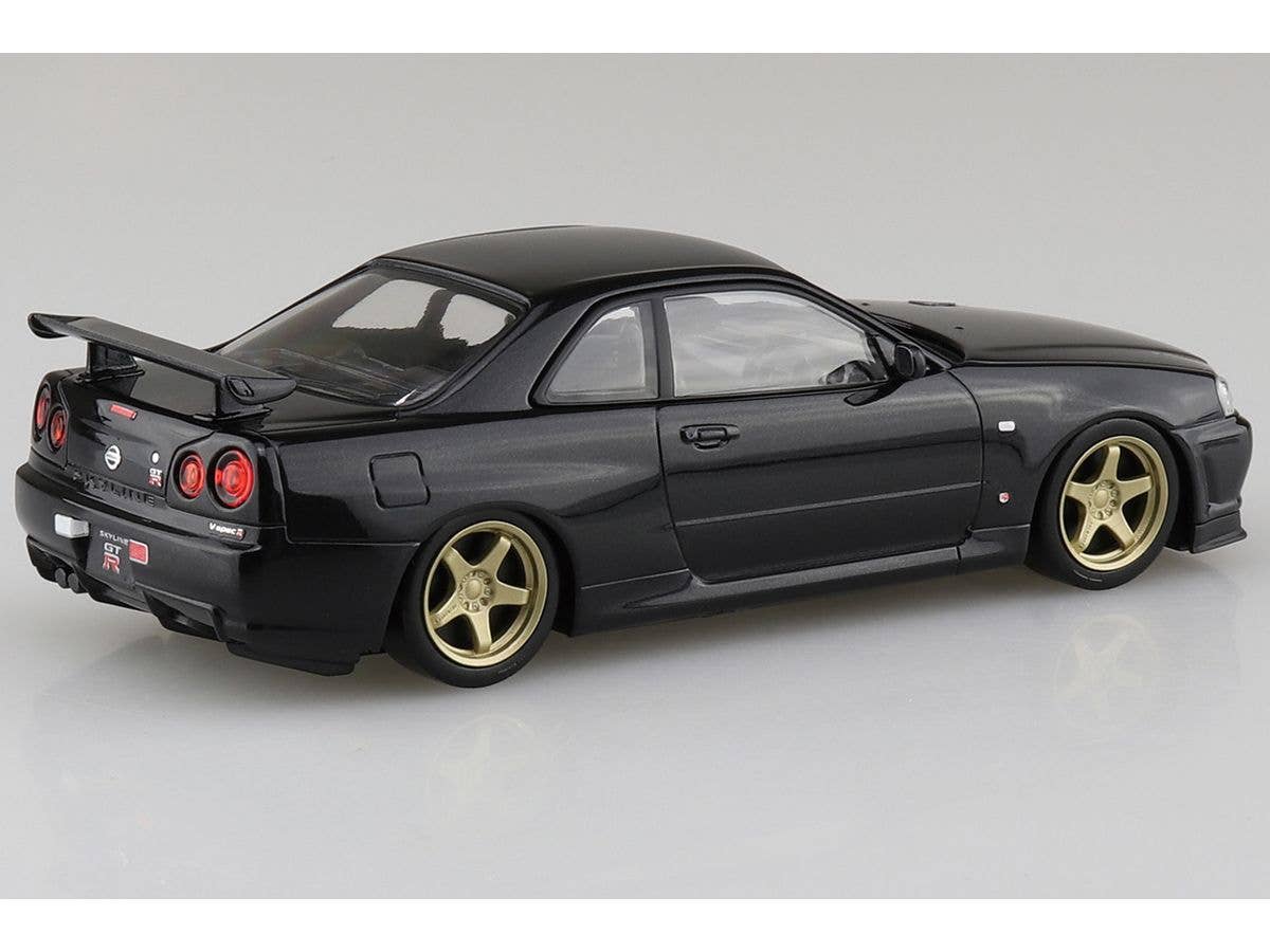 Aoshima NISSAN R34 SKYLINE GT-R CUSTOM WHEEL(BLACK PEARL) | 4905083066317