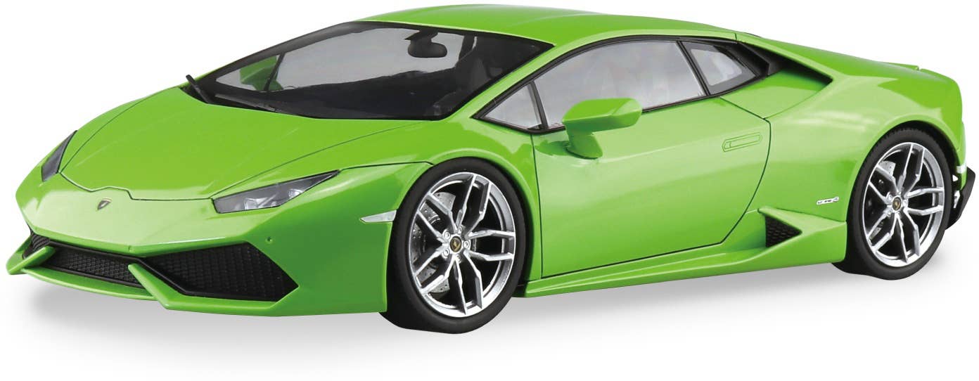 Aoshima 1/24 Pre-Painted '14 Lamborghini Huracan No.4-A Green | 4905083066423