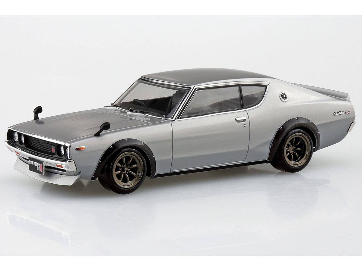 Aoshima 1/32 SNAP KIT #19-SP1 Nissan C110 Skyline GT-R Custom(Silver) | 4905083066829