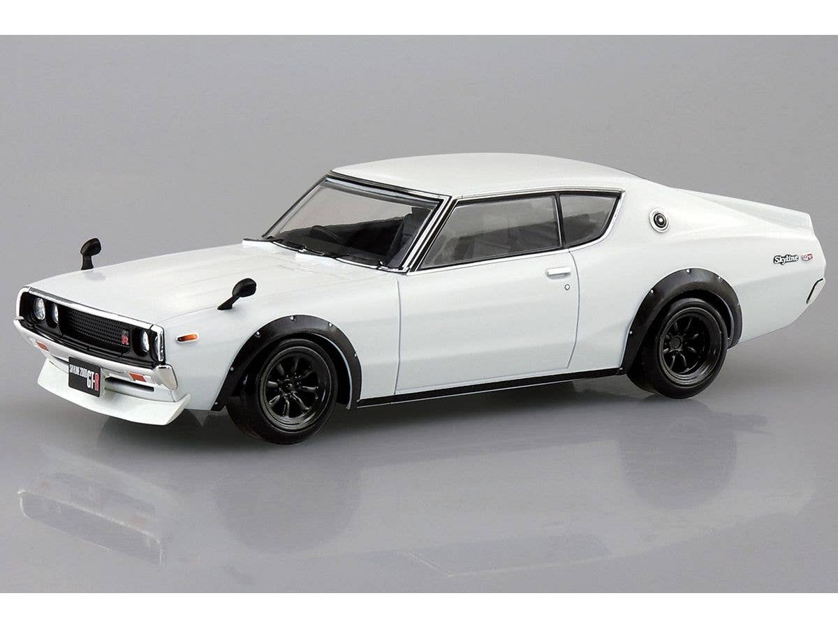 Aoshima 1/32 SNAP KIT #18-SP2 Nissan C110 Skyline GT-R Custom(White) | 4905083066836