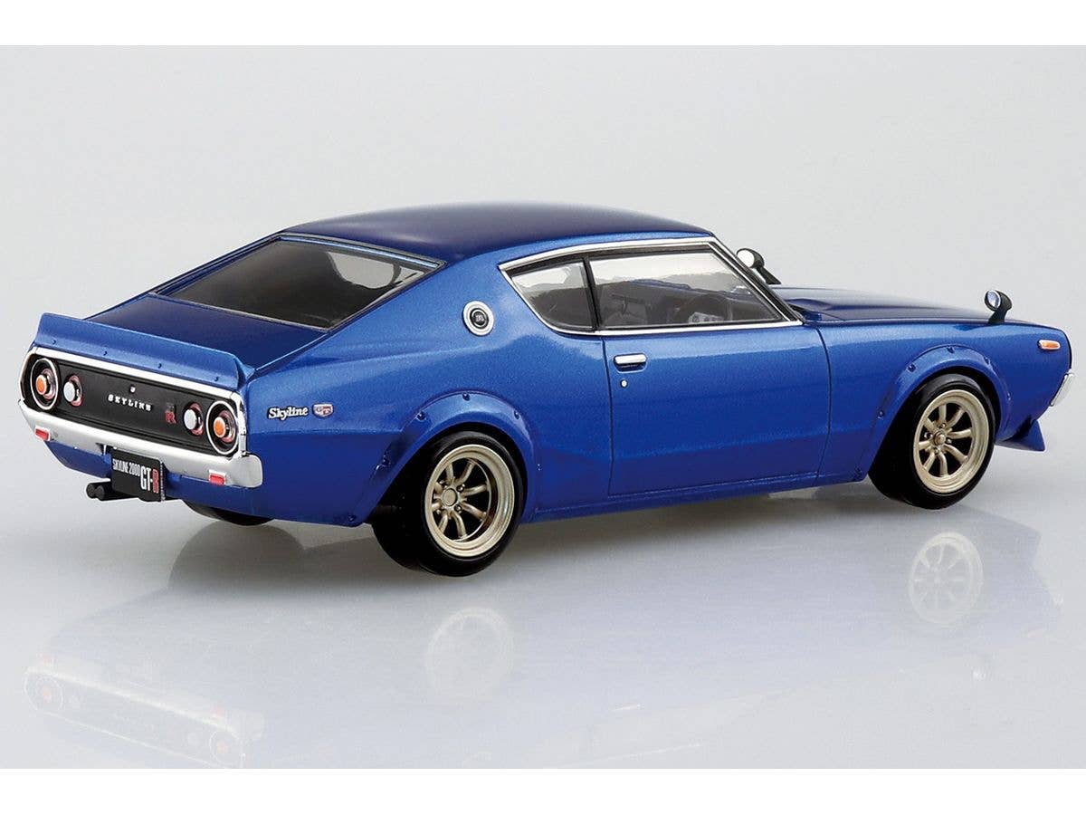 Aoshima 1/32 SNAP KIT #18-SP4 Nissan C110 Skyline GT-R Custom(Metallic Blue) | 4905083066898