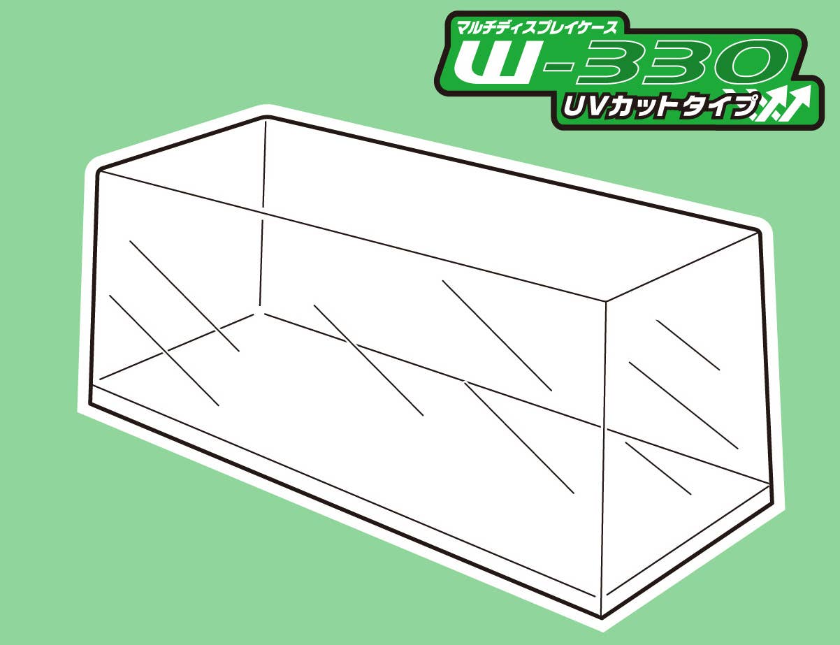 Aoshima Multi Display Case W330 (Anti-UV) | 4905083067130