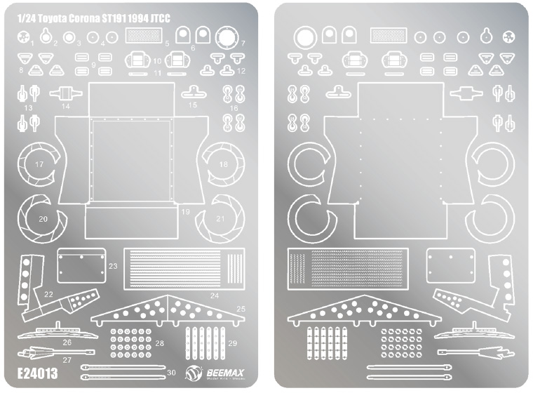 Aoshima Beemax 1/24 Toyota CORONA ST 191 '94 JTCC Ver. DETAIL UP Parts | 4905083103975