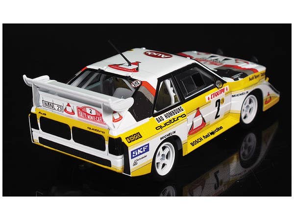 Aoshima Beemax 1/24 AUDI SPORT QUATTRO S1 E2 '86 MONTE CARLO RALLY Ver. | 4905083103982