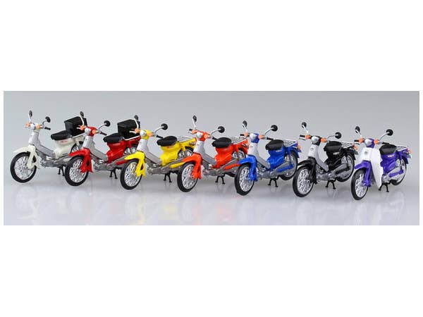 Aoshima 1/32 Honda Super Cub collection, Blind Box of 8 | 4905083105771