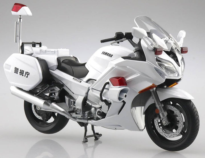 Aoshima 1/12 Yamaha FJR1300P Police Motorcycle (Metropolitan Police Department) Diecast Motorcycle | 4905083106785