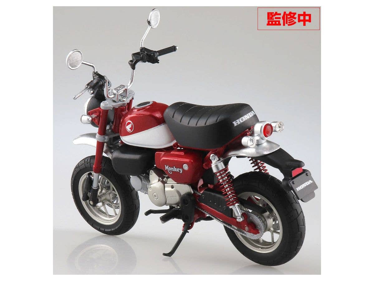 Aoshima 1/12 Honda Monkey125 Pearl Nebula Red | 4905083109564