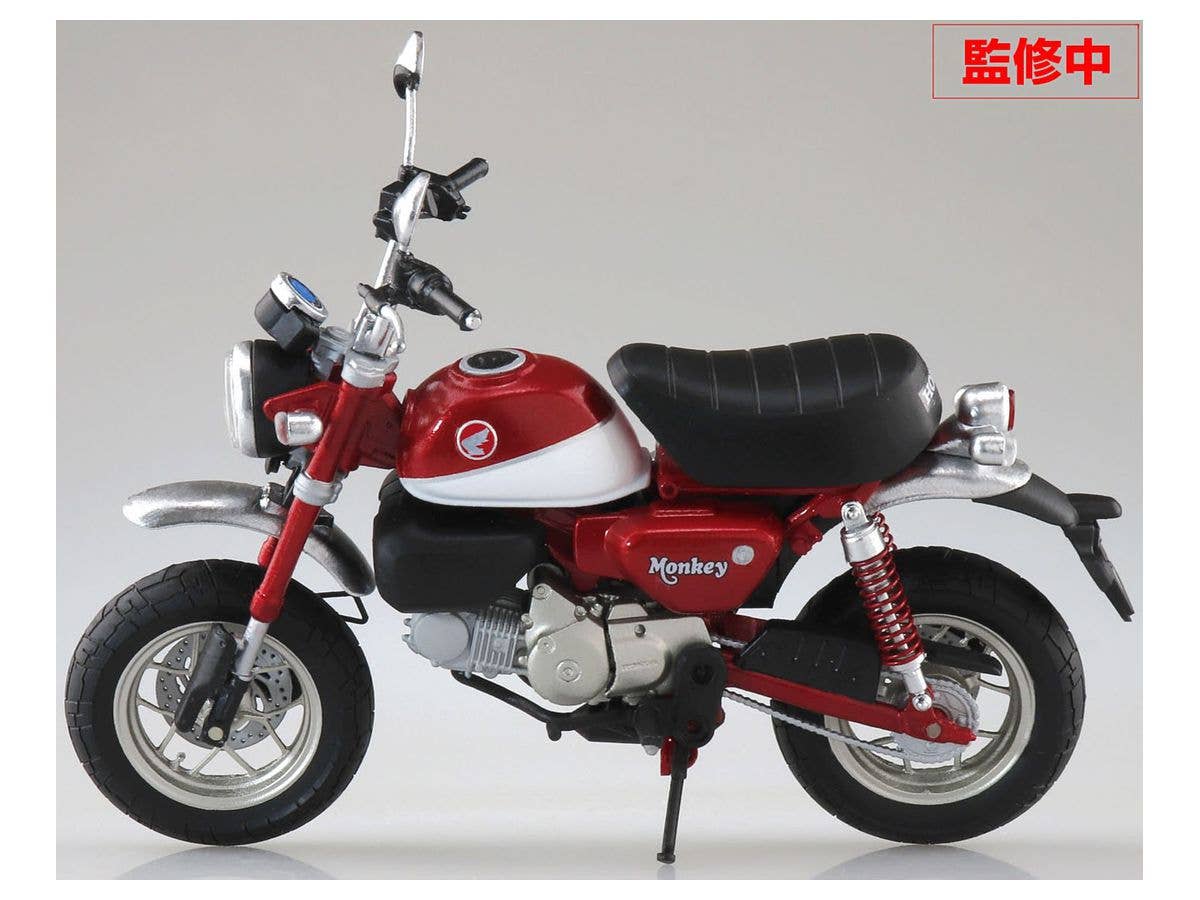 Aoshima 1/12 Honda Monkey125 Pearl Nebula Red | 4905083109564
