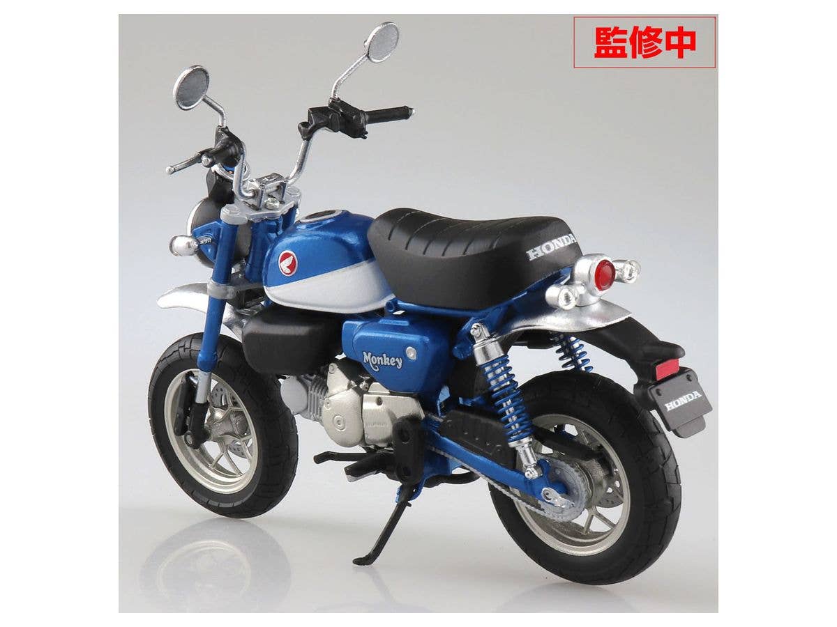 Aoshima 1/12 Honda Monkey125 Pearl Glittering Blue | 4905083109571