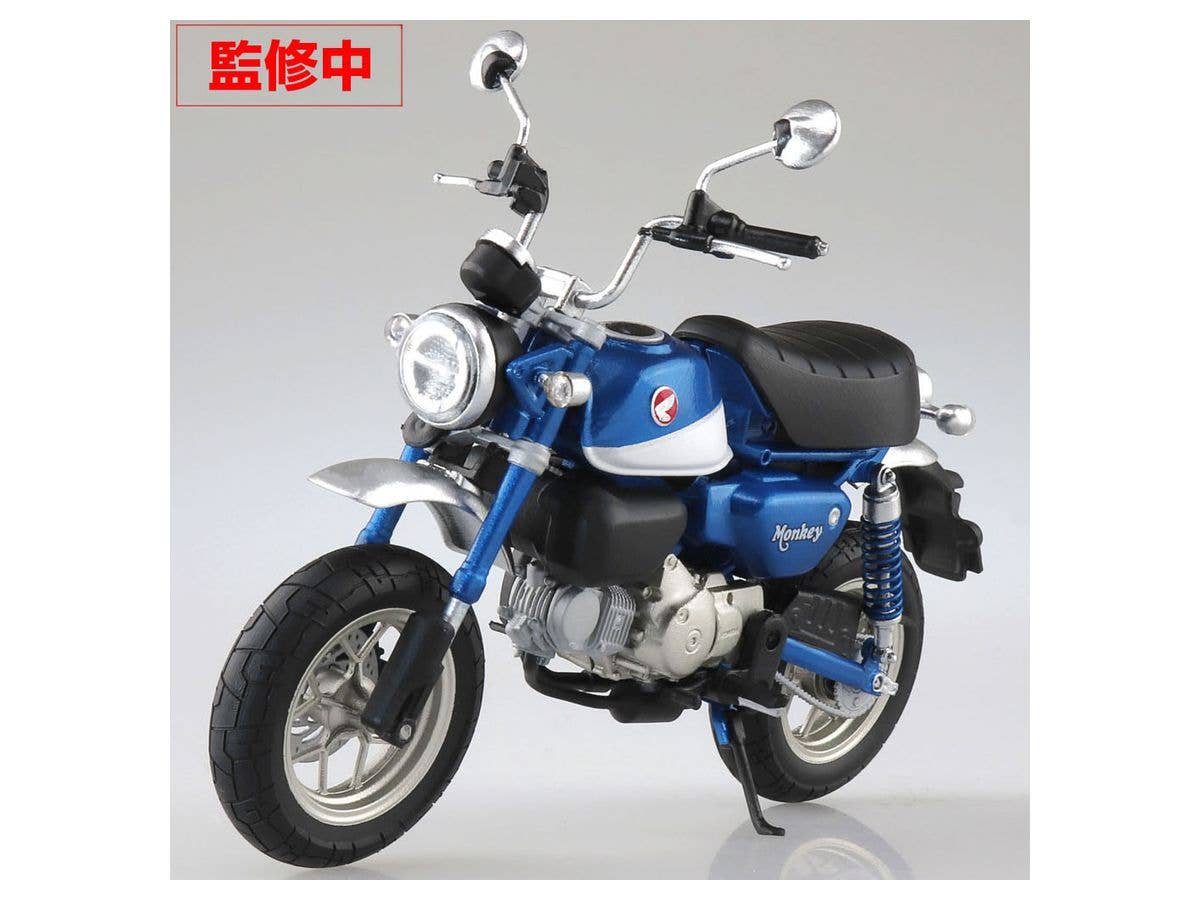Aoshima 1/12 Honda Monkey125 Pearl Glittering Blue | 4905083109571