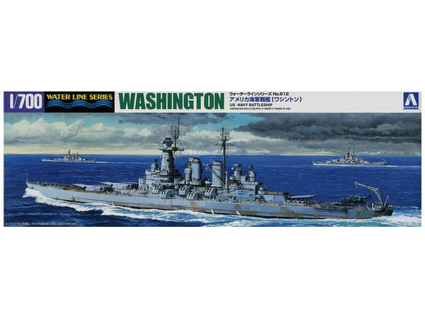 Aoshima 1/700 US Navy Battleship WASHINGTON | 4905083046012