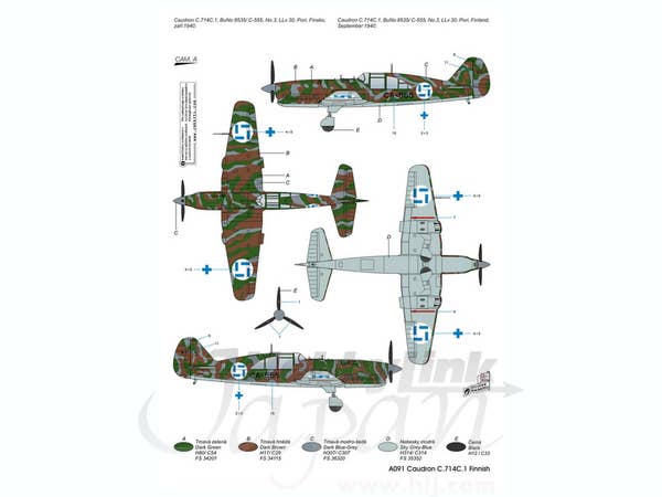 Azur 1/32 Caudron C.714C.1 Finnish Service | 8594071082420