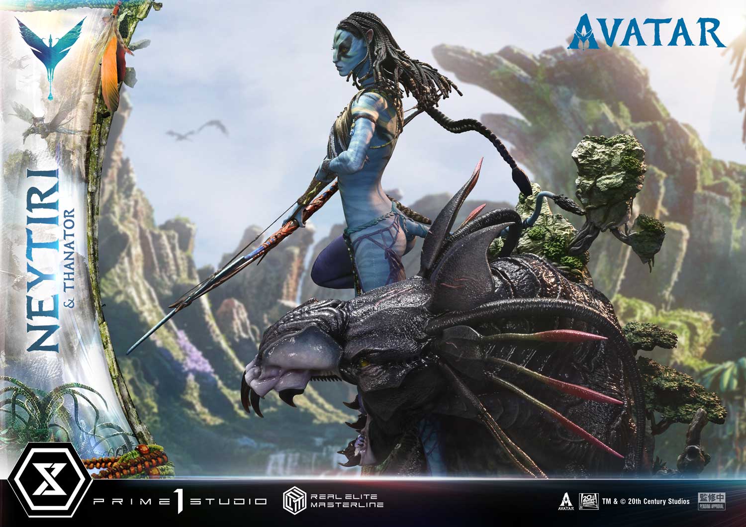 Real Elite Masterline Avatar (Film) Neytiri &amp; Thanator Avatar Legacy Collection
