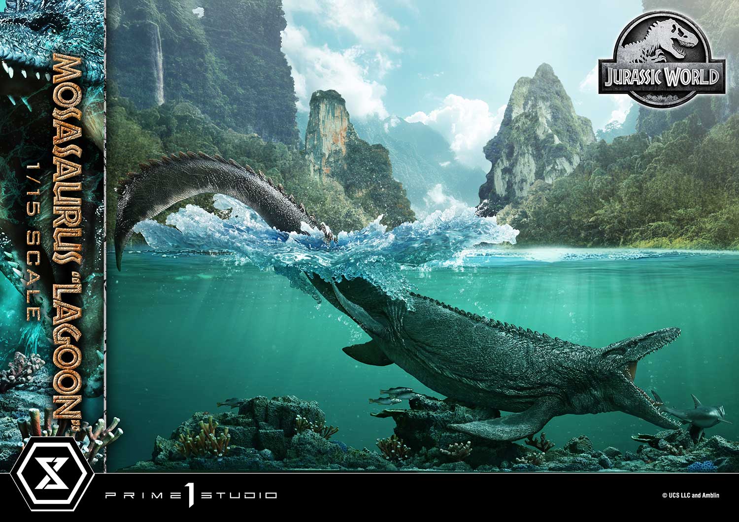 Legacy Museum Collection Jurassic World (Film) Mosasaurus "Lagoon" Bonus Version 1/15 Scale
