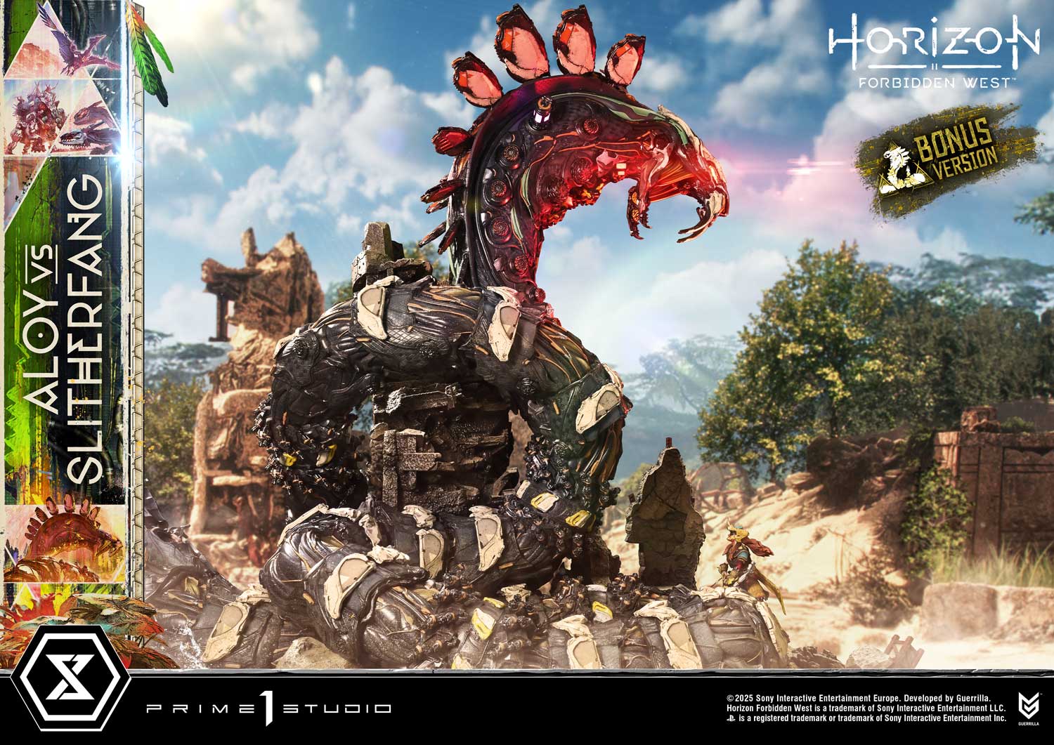 Ultimate Diorama Masterline Horizon Forbidden West Aloy vs. The Slitherfang