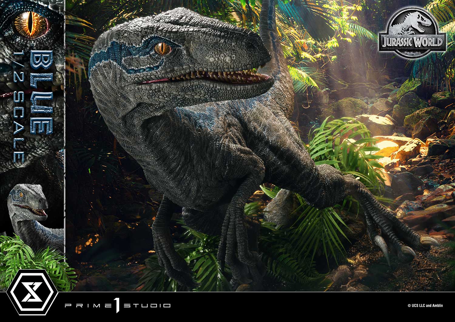 (PRE-ORDER) Legacy Museum Collection Jurassic World: Fallen Kingdom (Film) Blue 1/2 Scale