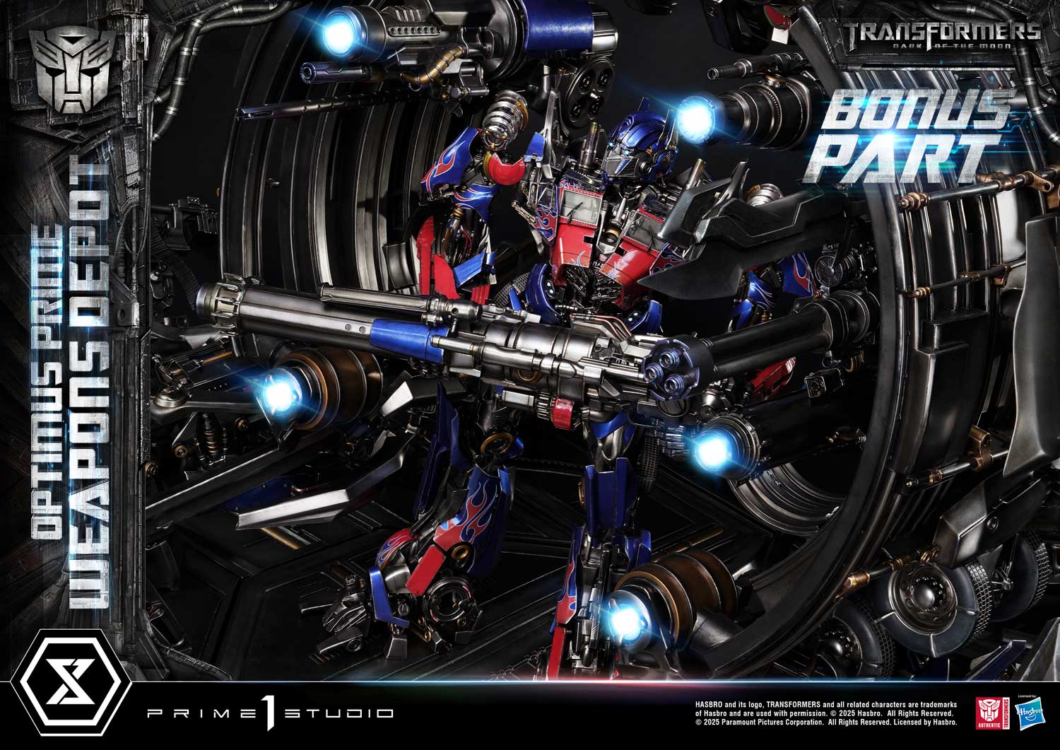 Museum Masterline Transformers: Dark of the Moon (Film) Optimus Prime Weapons Depot
