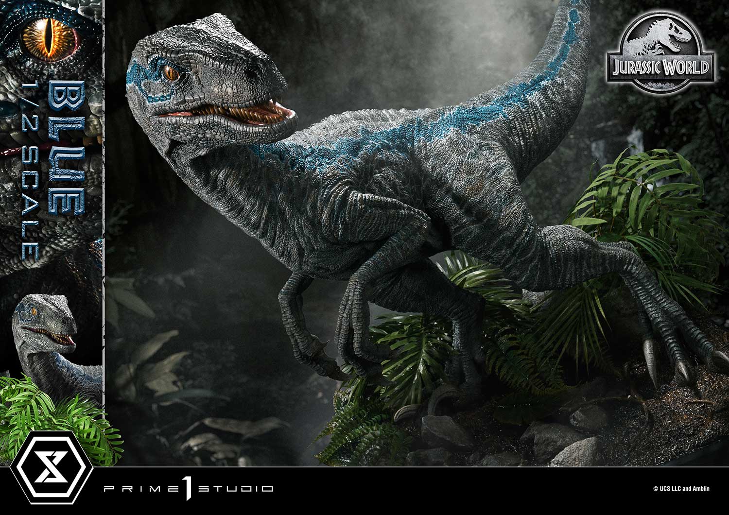(PRE-ORDER) Legacy Museum Collection Jurassic World: Fallen Kingdom (Film) Blue 1/2 Scale
