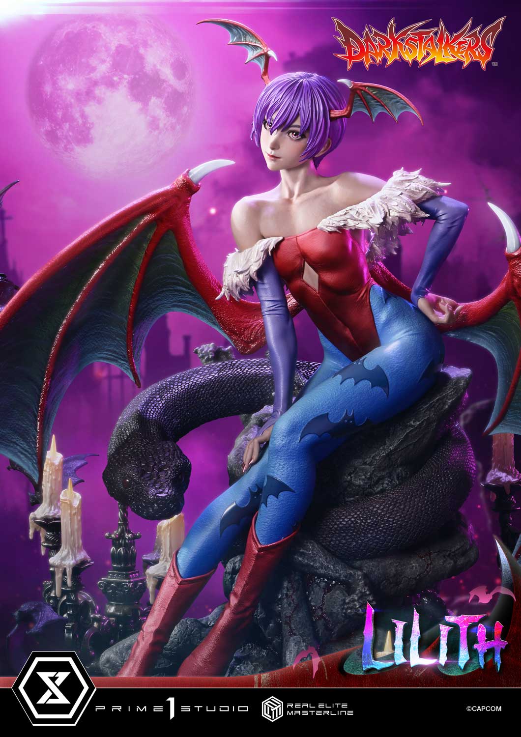 Real Elite Masterline Darkstalkers Lilith Bonus Version