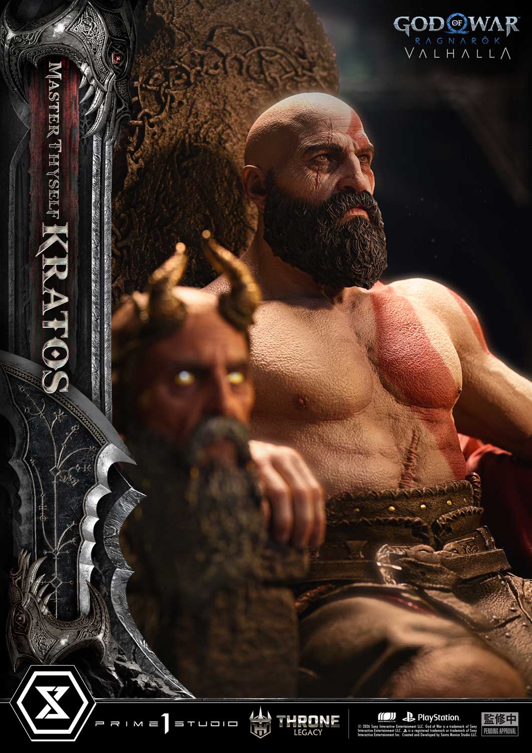 Throne Legacy God of War: Ragnarok Master Thyself Kratos Bonus Version