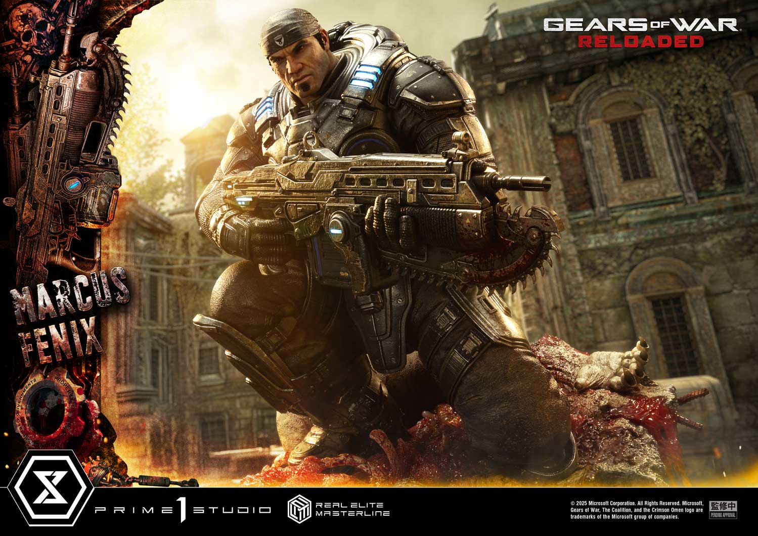 Real Elite Masterline Gears of War: Reloaded Marcus Fenix