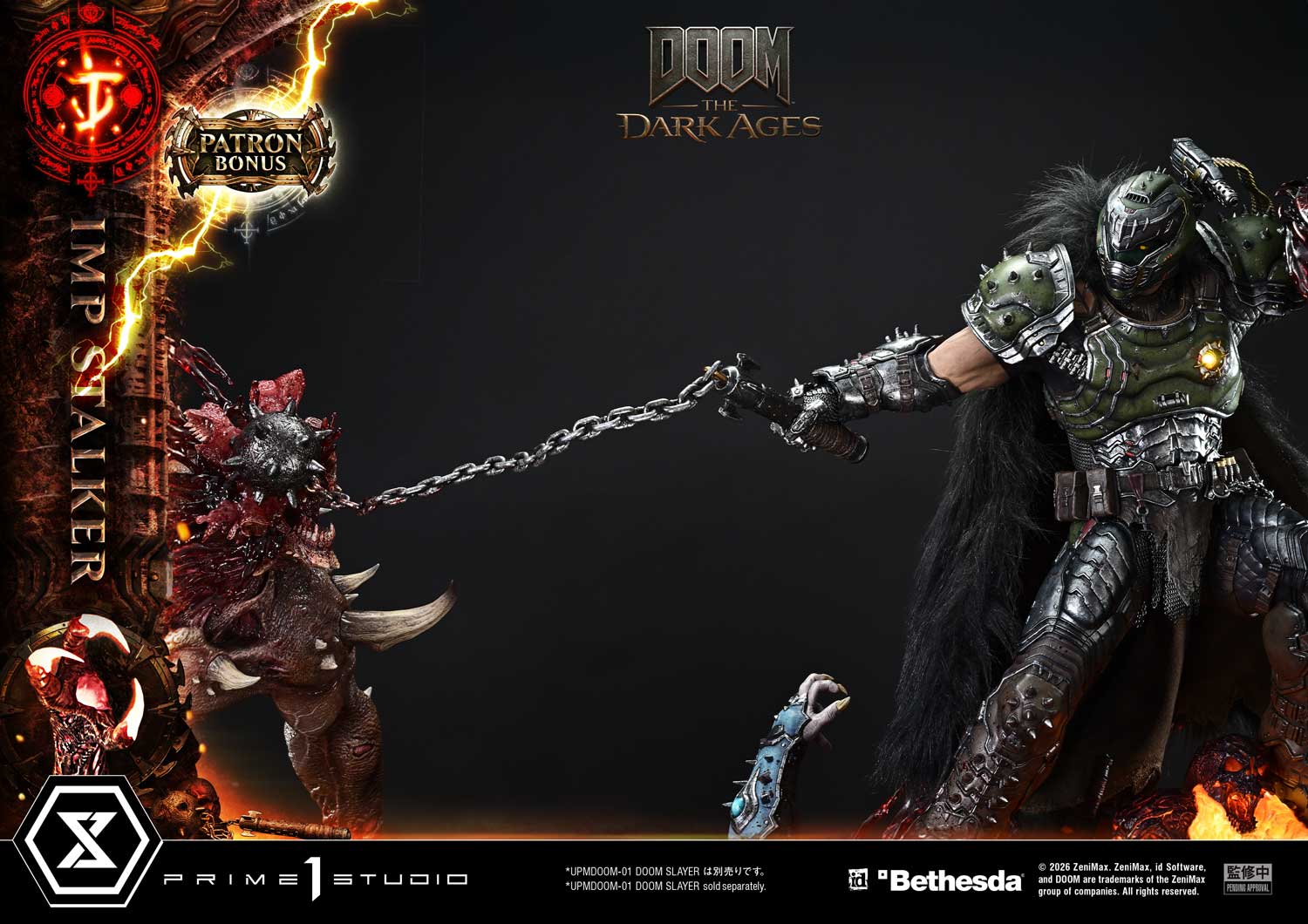 Ultimate Premium Masterline DOOM: The Dark Ages Imp Stalker Bonus Version