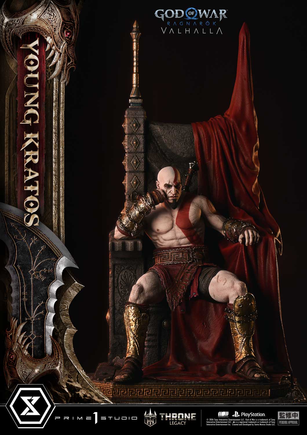 Throne Legacy God of War: Ragnarok Young Kratos