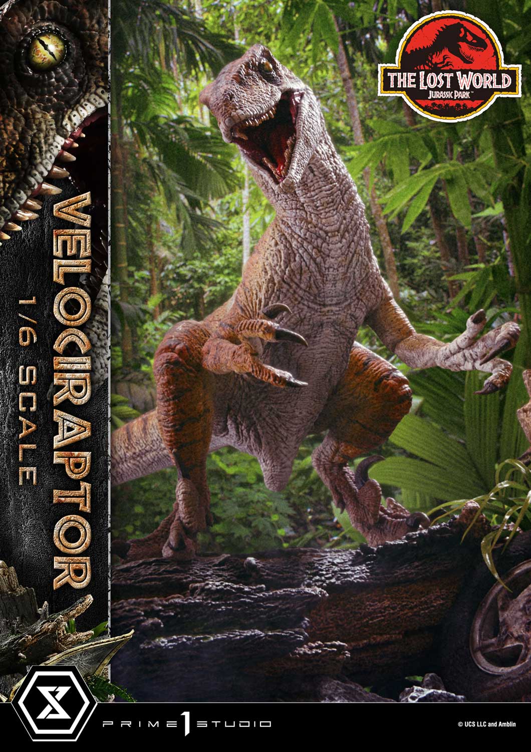 Legacy Museum Collection The Lost World: Jurassic Park (Film) Velociraptor Bonus Version 1/6 Scale