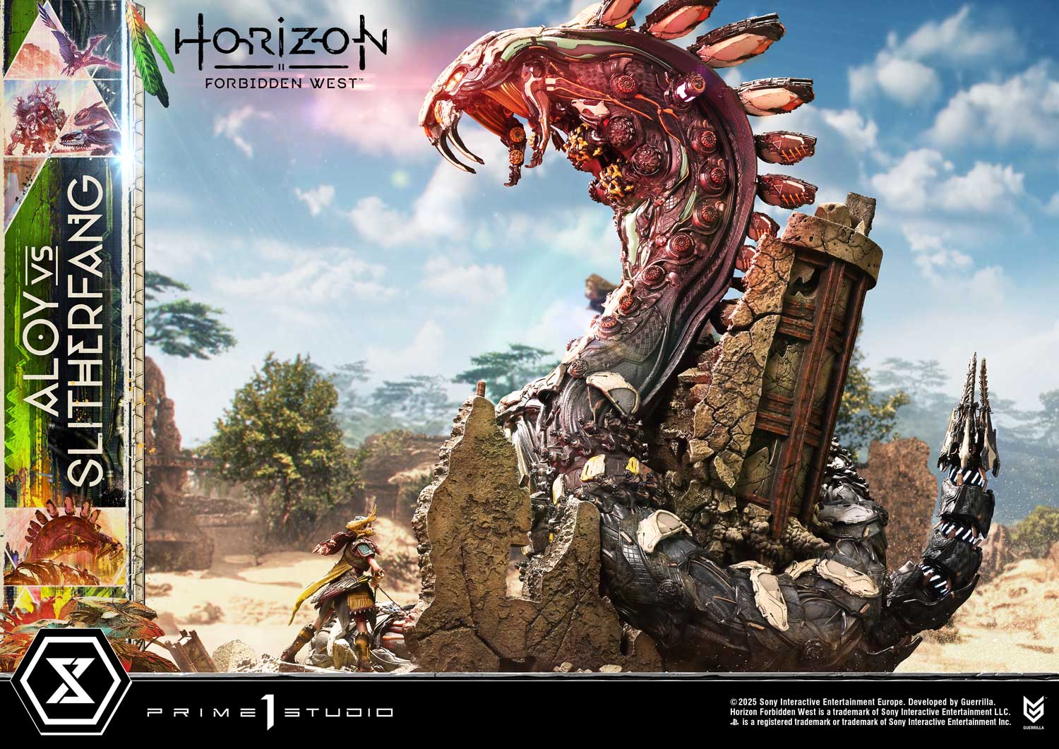 Ultimate Diorama Masterline Horizon Forbidden West Aloy vs. The Slitherfang