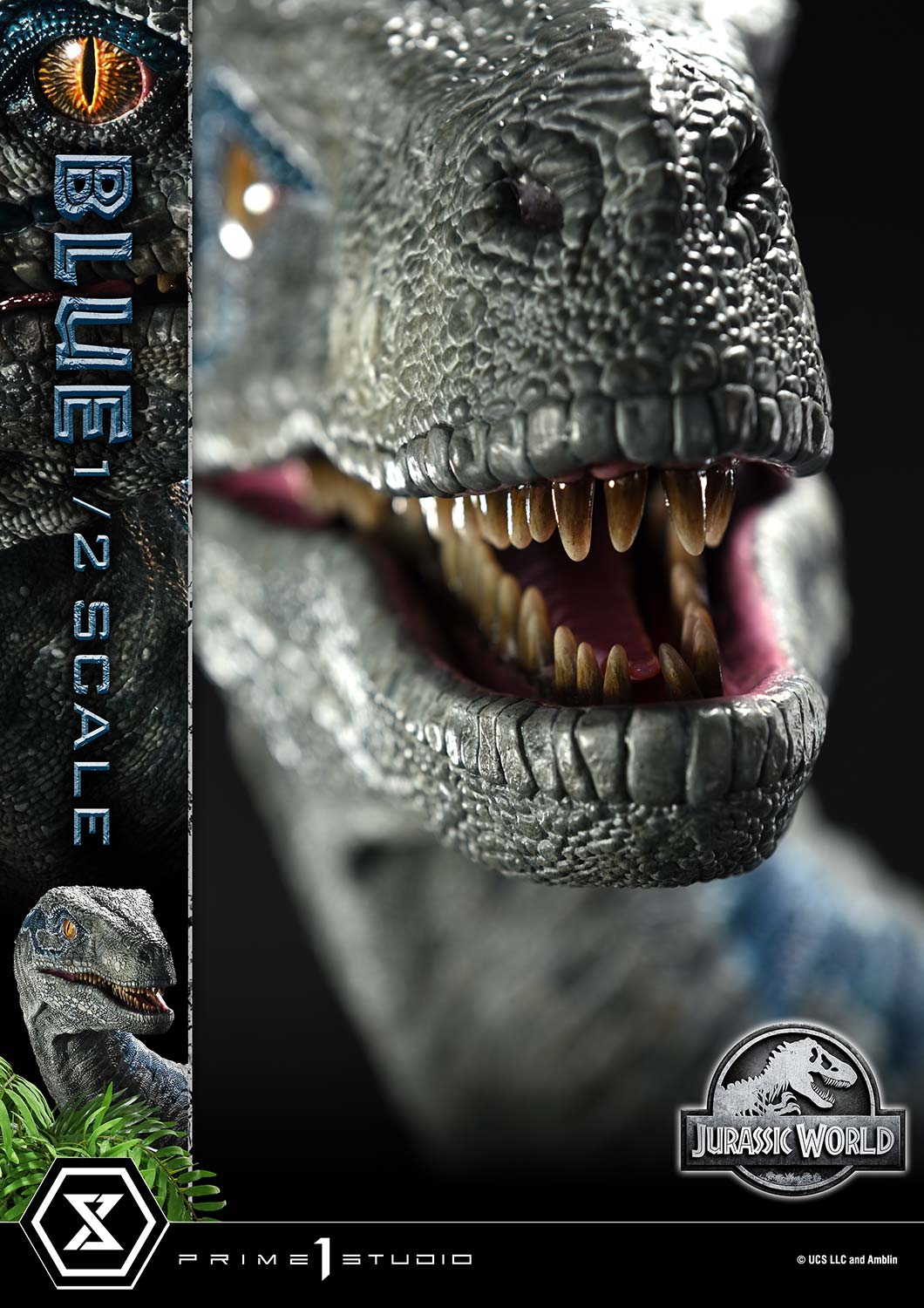 (PRE-ORDER) Legacy Museum Collection Jurassic World: Fallen Kingdom (Film) Blue 1/2 Scale