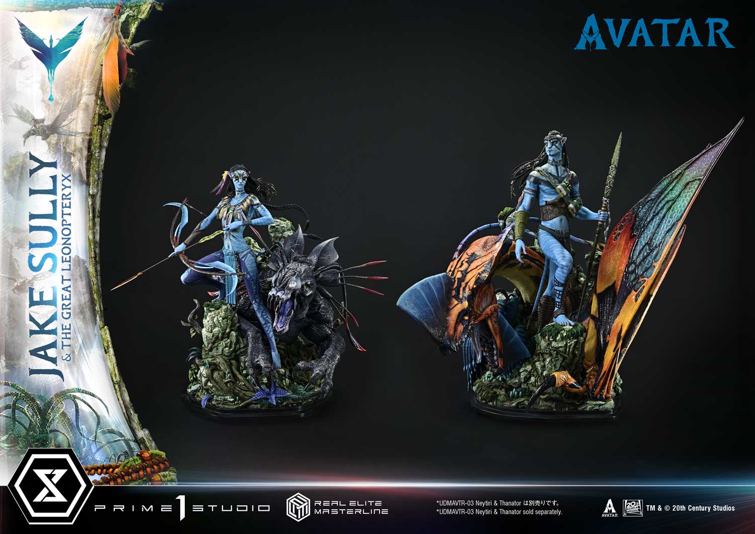 Real Elite Masterline Avatar (Film) Jake Sully &amp; The Great Leonopteryx Avatar Legacy Collection