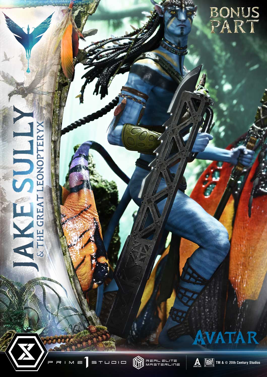 Real Elite Masterline Avatar (Film) Jake Sully &amp; The Great Leonopteryx Avatar Legacy Collection Deluxe Version