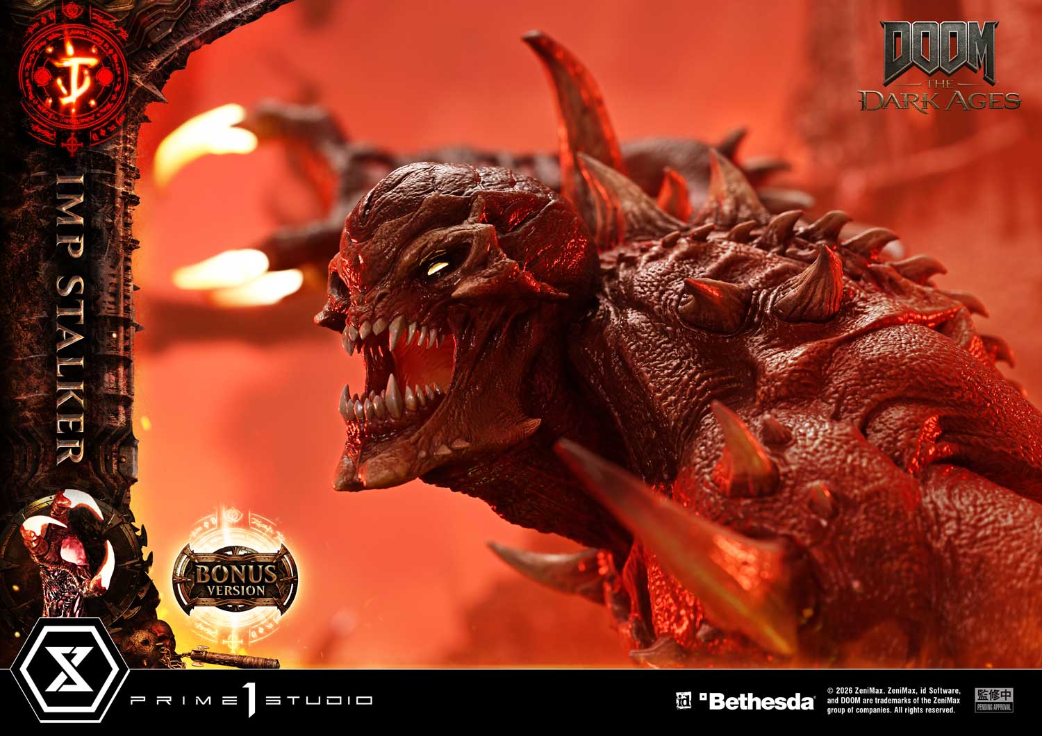 Ultimate Premium Masterline DOOM: The Dark Ages Imp Stalker Bonus Version
