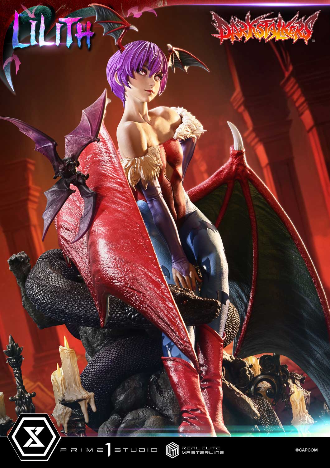 Real Elite Masterline Darkstalkers Lilith Bonus Version