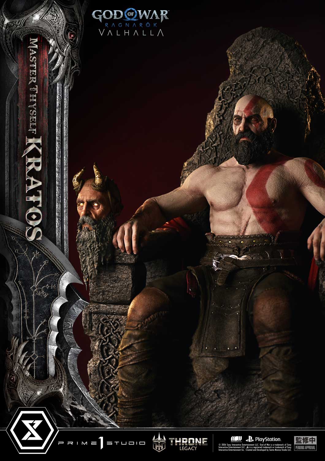 Throne Legacy God of War: Ragnarok Master Thyself Kratos Bonus Version