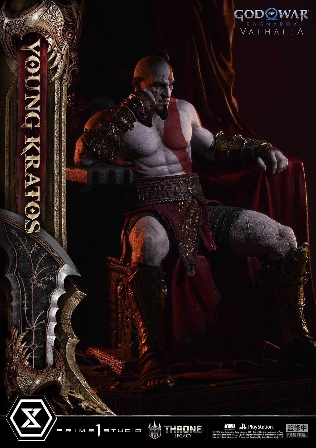 Throne Legacy God of War: Ragnarok Young Kratos