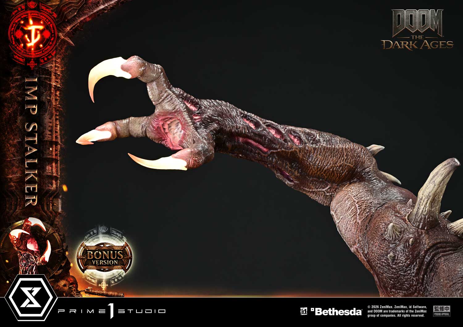 Ultimate Premium Masterline DOOM: The Dark Ages Imp Stalker Bonus Version