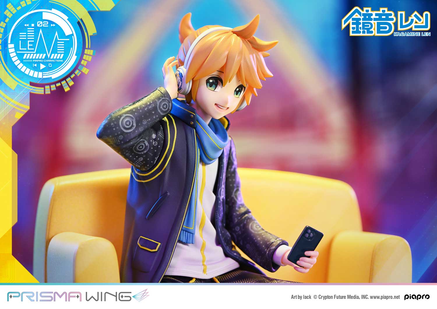 PRISMA WING Piapro Characters Kagamine Len 1/7 Scale Pre-Painted Figure