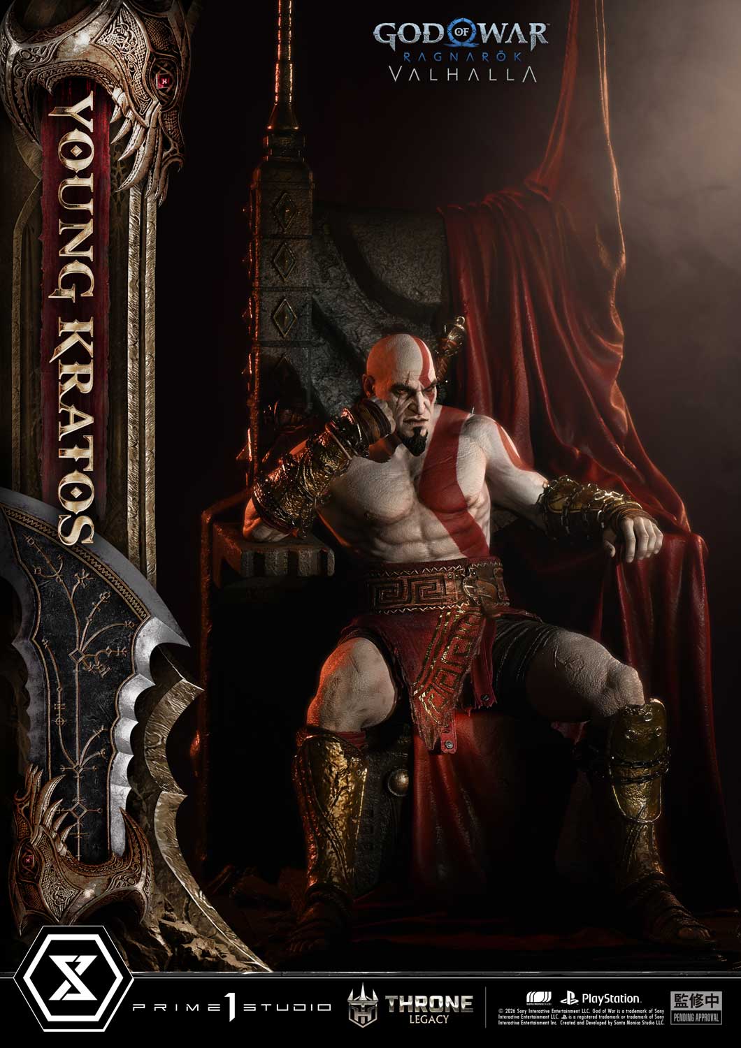 Throne Legacy God of War: Ragnarok Young Kratos