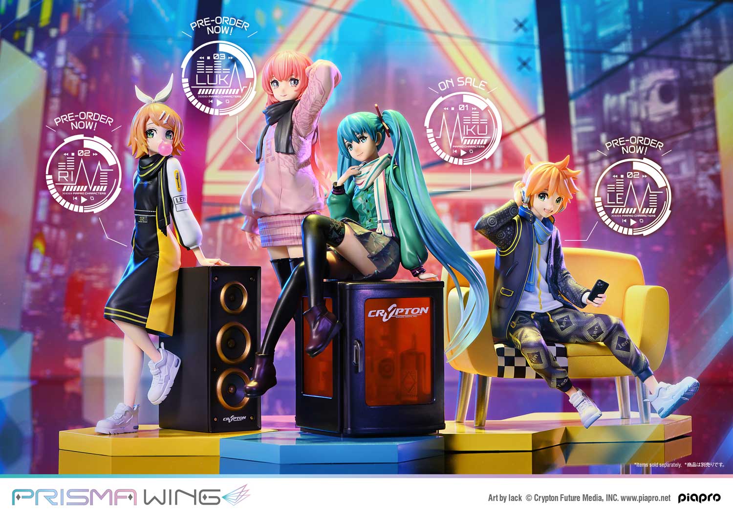 PRISMA WING Piapro Characters Kagamine Len 1/7 Scale Pre-Painted Figure