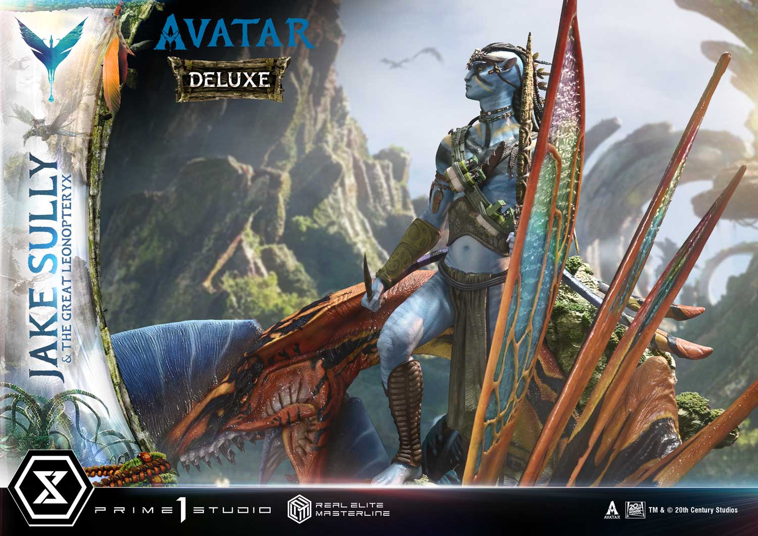 Real Elite Masterline Avatar (Film) Jake Sully &amp; The Great Leonopteryx Avatar Legacy Collection Deluxe Version