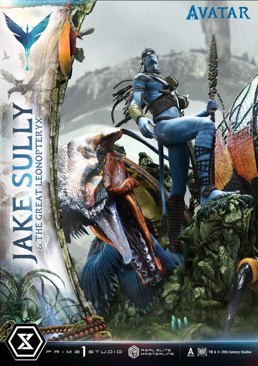 Real Elite Masterline Avatar (Film) Jake Sully &amp; The Great Leonopteryx Avatar Legacy Collection