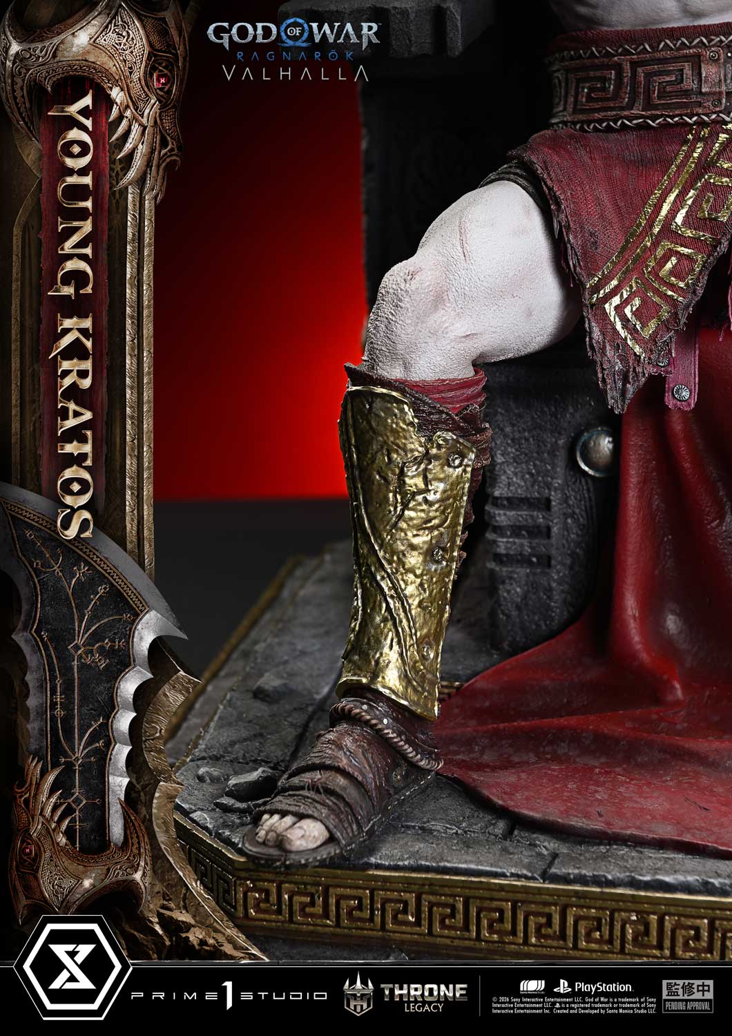 Throne Legacy God of War: Ragnarok Young Kratos